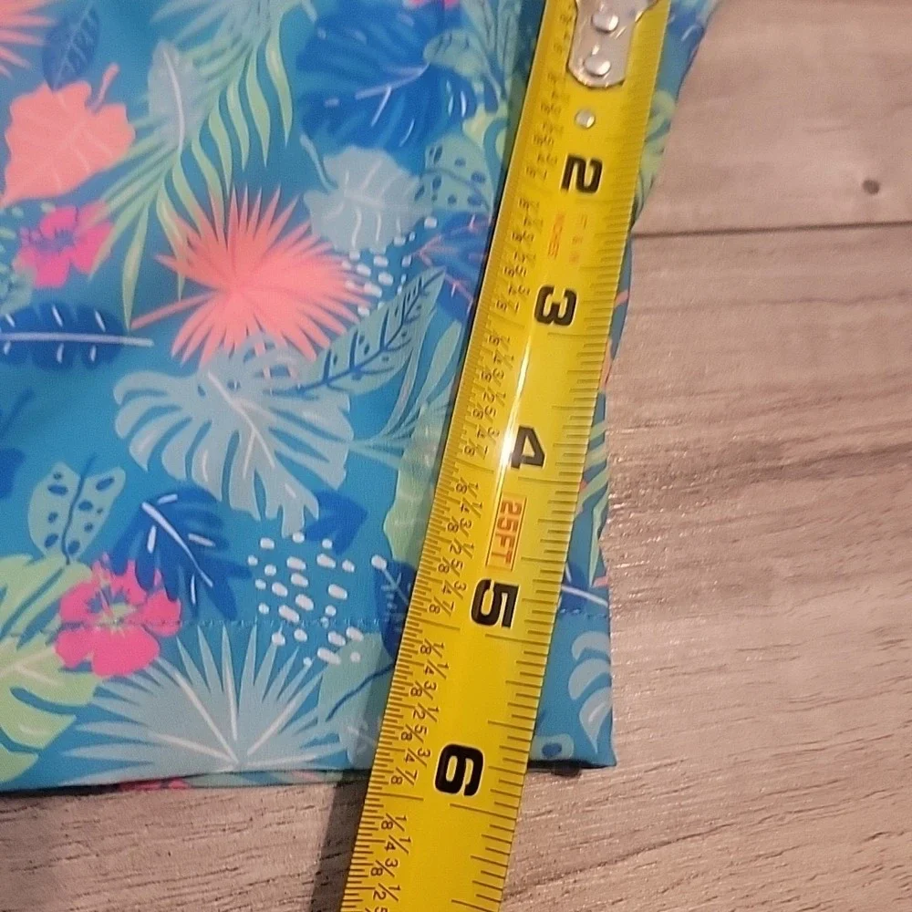 Chubbies Swim Trunks Mens XXL Wild Tropics‎ AOP Hawaiian Drawstring